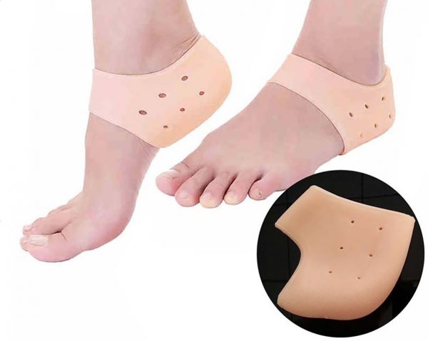 Silicone Gel Heel Pad Socks