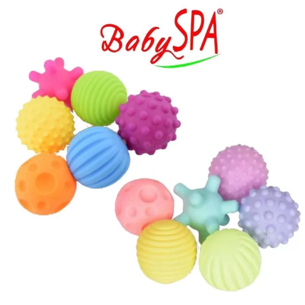 Sensory ball set (6 Balls of different textures) - Image 3