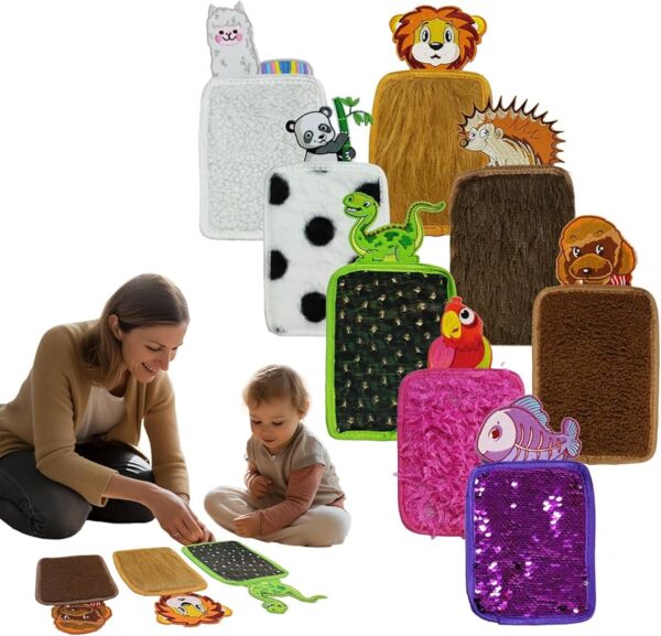 Animal Theme Sensory Mat Set of 6 for Autistic Children.