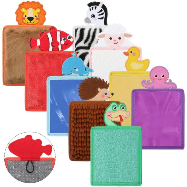 Animal Theme Sensory Mat Set of 6 for Autistic Children. - Image 2