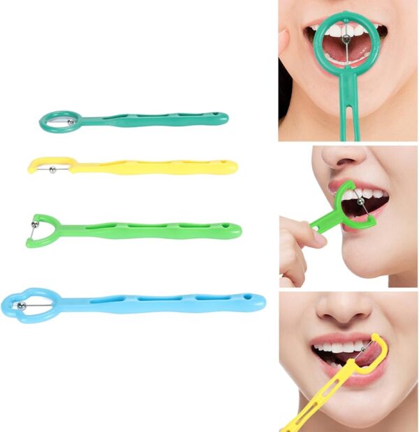 Oral Muscle Training Tool, Safe Alloy Balls Speech Aid 3 Pieces Tongue Tip Exerciser Set for Slurred Speech - Image 5