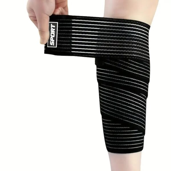 High Elastic Fitness Knee & Calf Wrapping Band, Wrist & Foot Support Band - Image 2